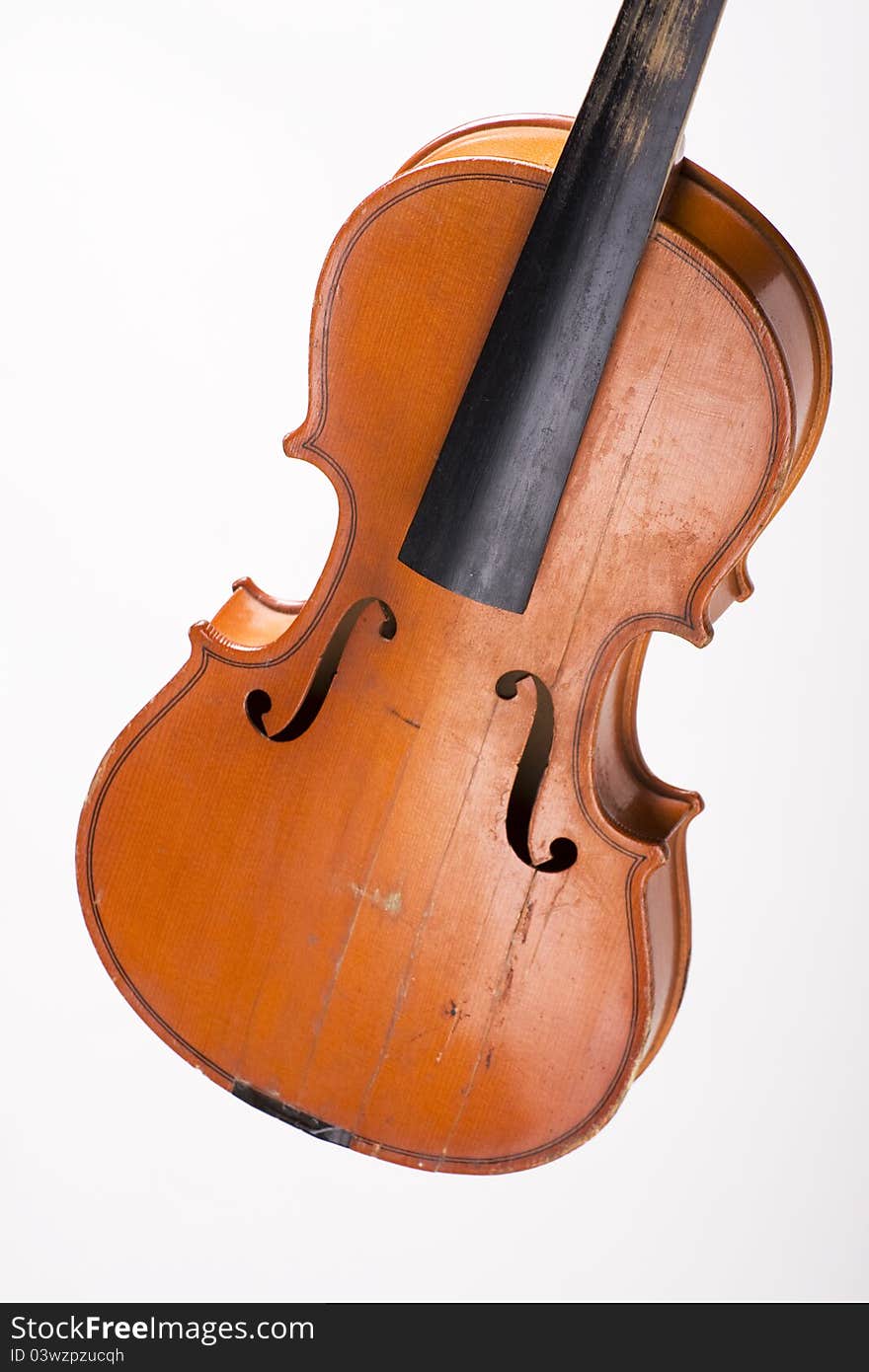 Studio isolated violin