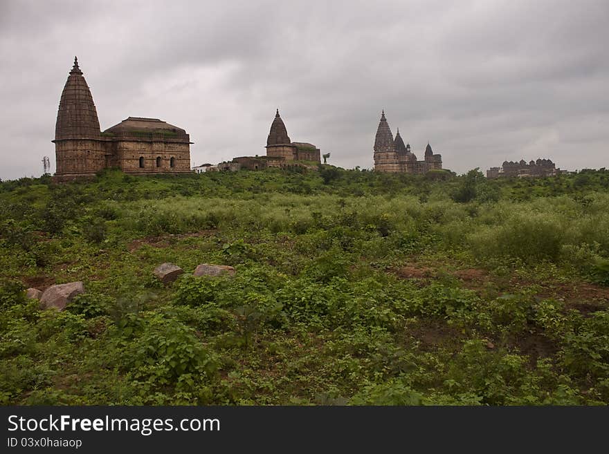 Hinduist temples in Orchha