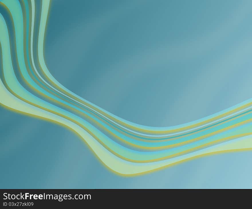 An elegant and corporate glowing waves background for business graphic use. An elegant and corporate glowing waves background for business graphic use