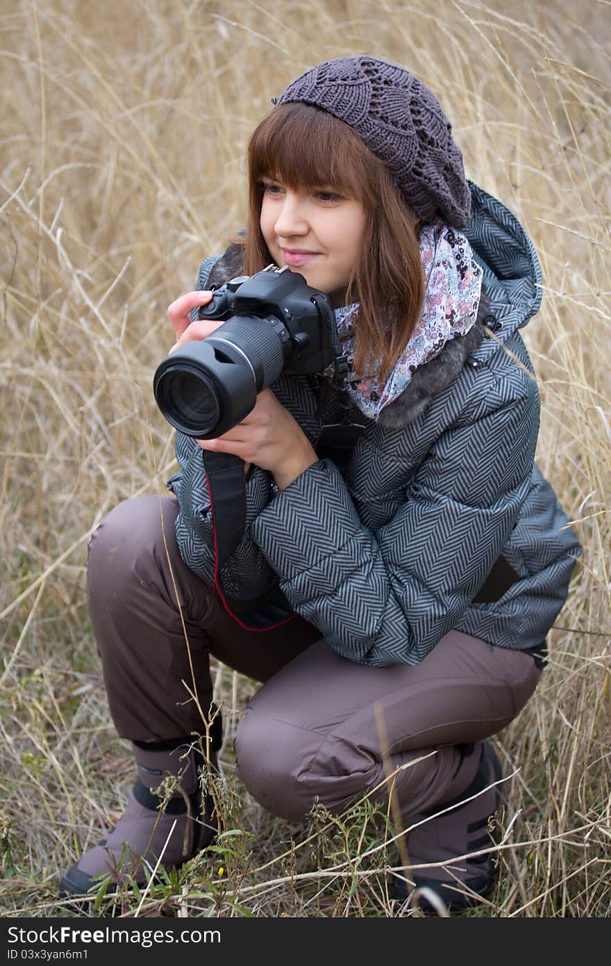 Girl with a camera