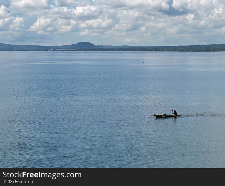 Scenic and serene ocean view. Scenic and serene ocean view