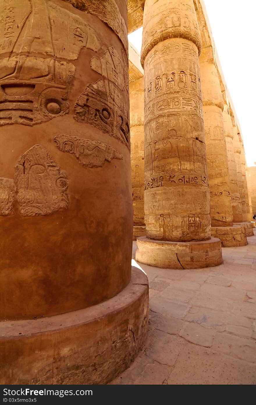 Great Hypostyle Hall With Giant Lotus Columns