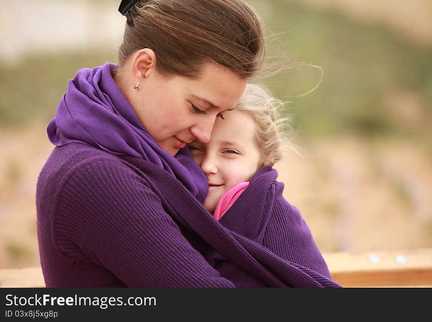 Mother and daughter love families. Mother and daughter love families