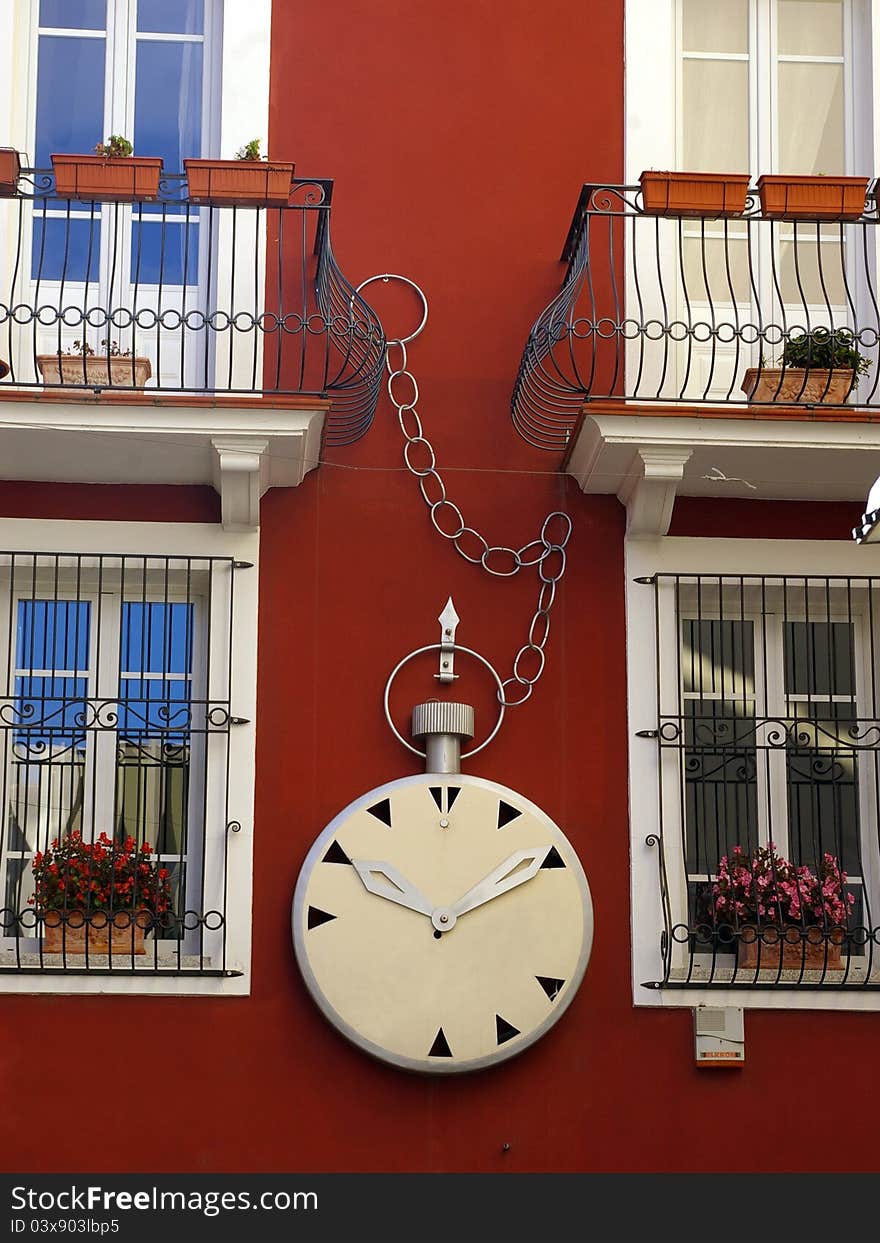 Watchmaker s shop sign.