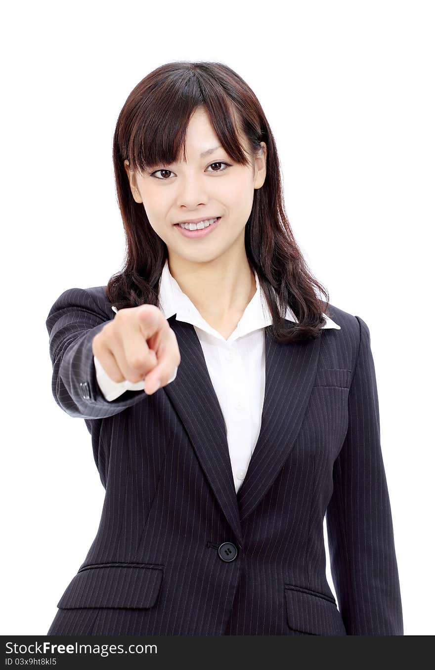 Young asian business woman