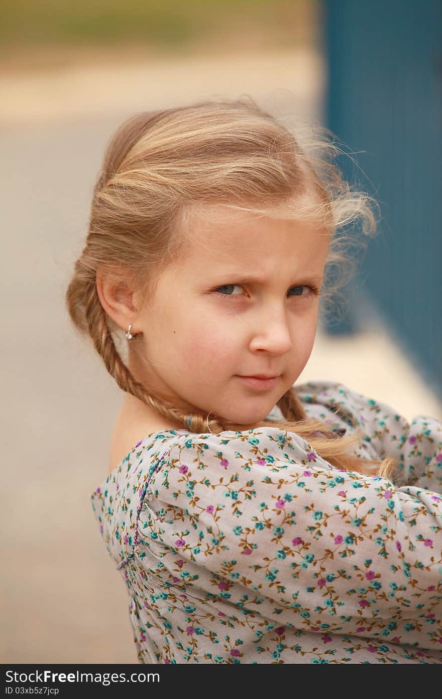 Portrait of little girl