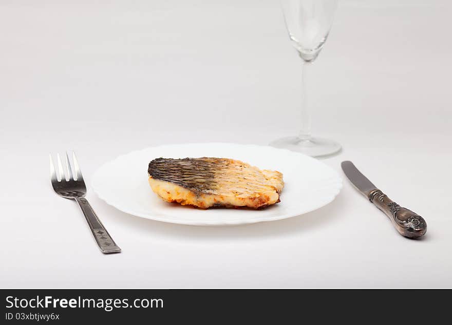 Fish In Plate.