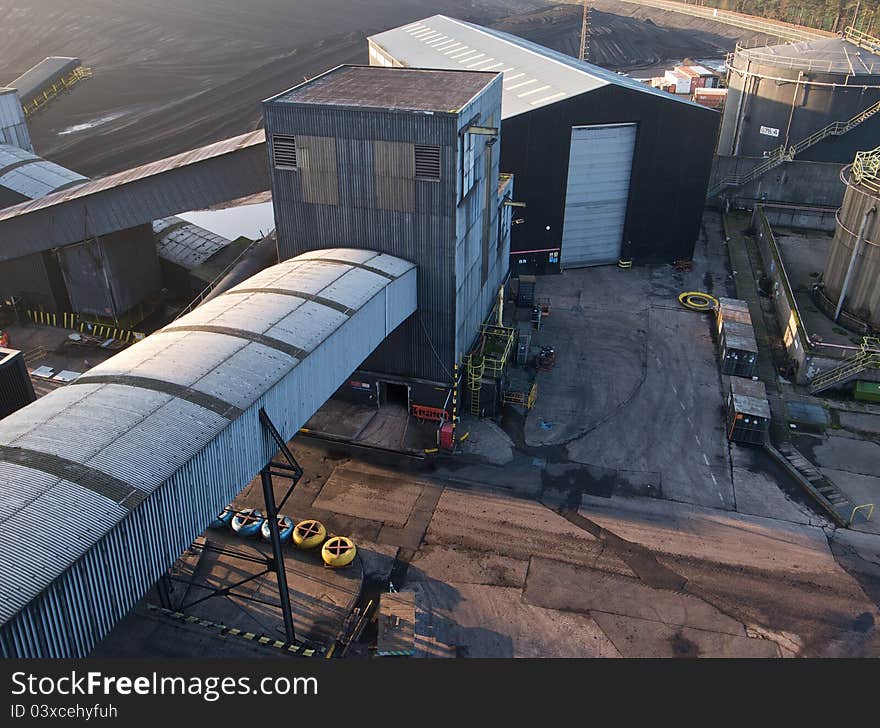 Power Station Coal Stock Pile