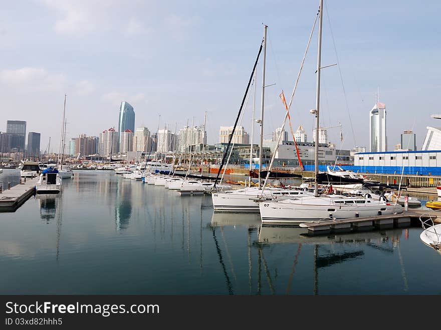 Marina，taken in Olympic Sailing Center in Qingdao, China