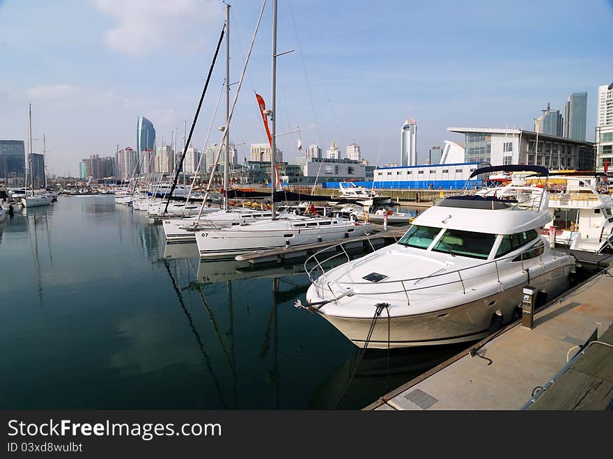 Marina，taken in Olympic Sailing Center in Qingdao, China