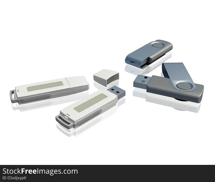 3d usb pdrive