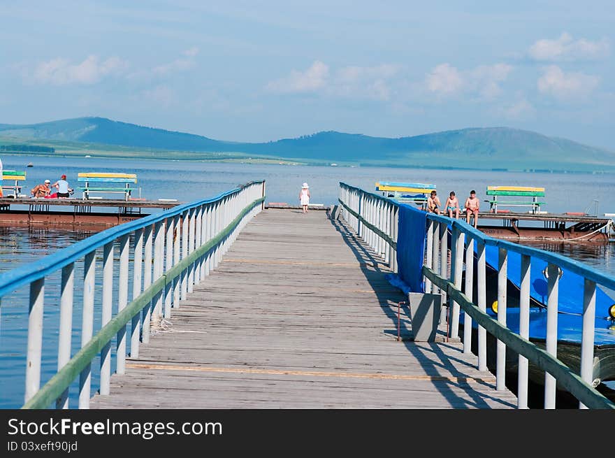 A pier on lake