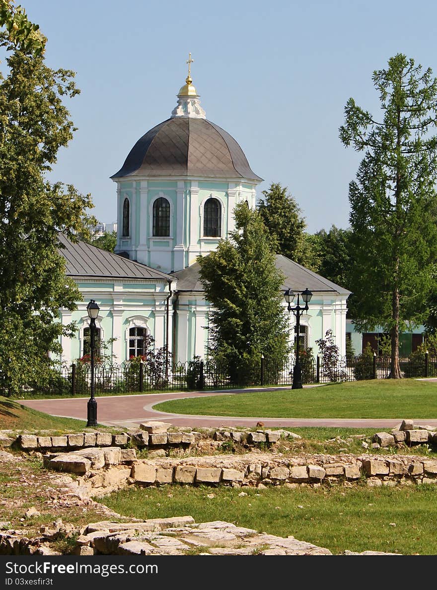 Orthodox church in Tsaritsyno, Moscow