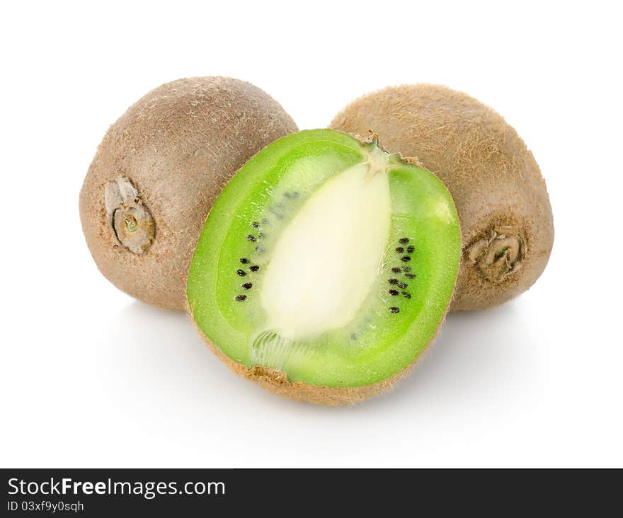 Ripe kiwis