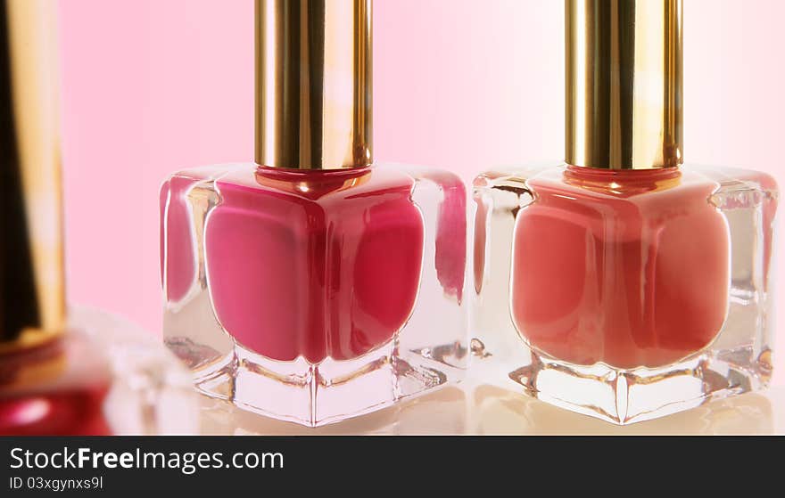 Nail polish glass bottles