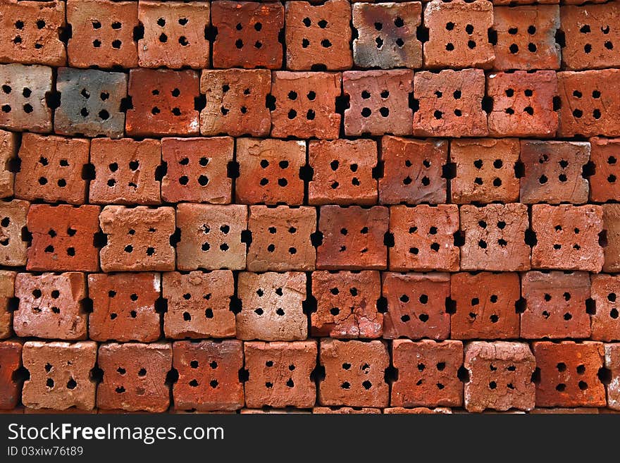 Backgrounds of the bricks are stacked. Backgrounds of the bricks are stacked