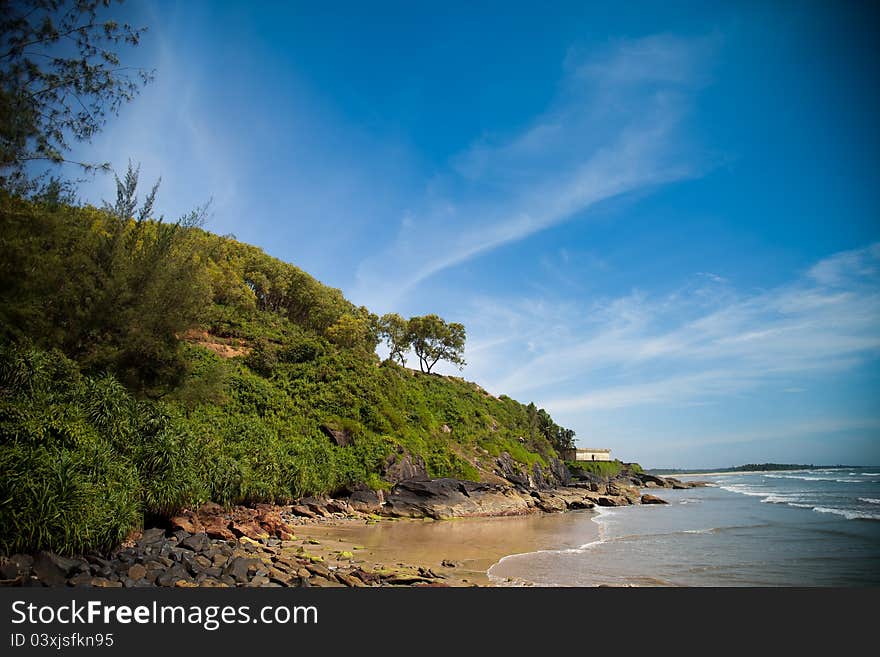 Beautiful beach of ocean