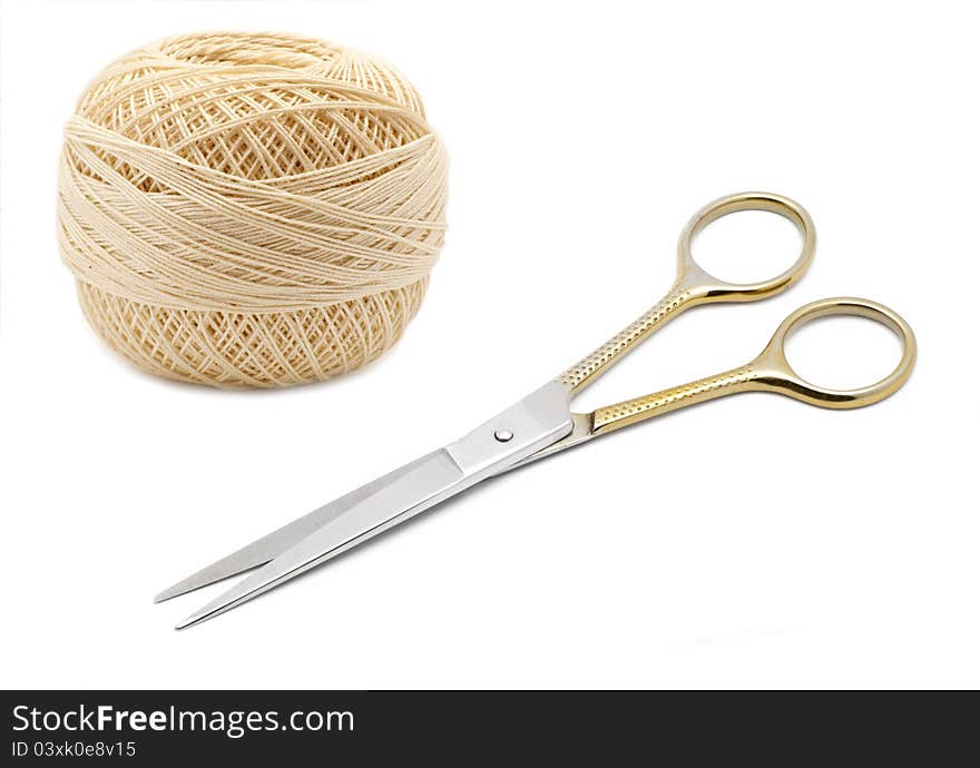 Thread And Scissors