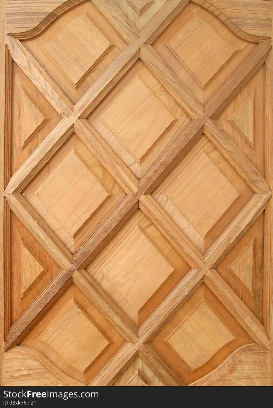 Pattern of Wooden Door Surfaced and Textured using as wood background. Pattern of Wooden Door Surfaced and Textured using as wood background