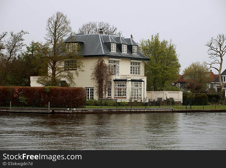 Living on the waterfront in the Netherlands. Living on the waterfront in the Netherlands