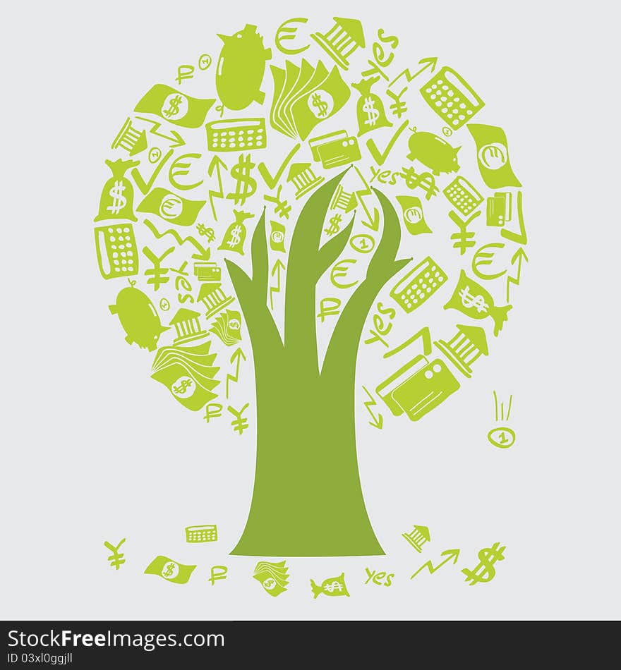 Money Tree Icons