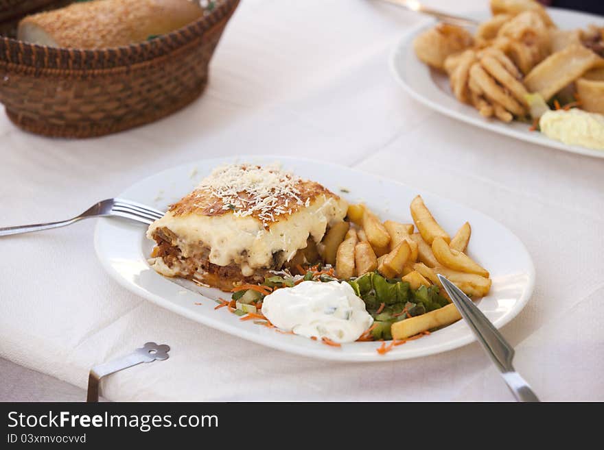 Greek moussaka