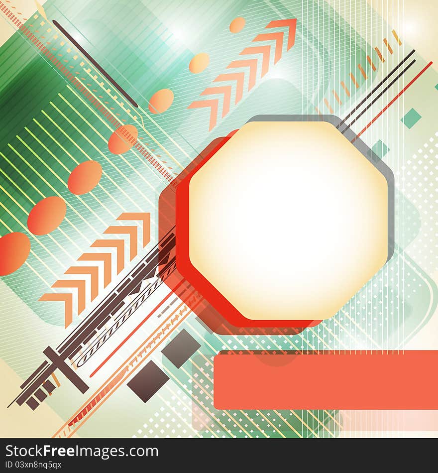 Abstract  techno background.Vector illustration. Abstract  techno background.Vector illustration.