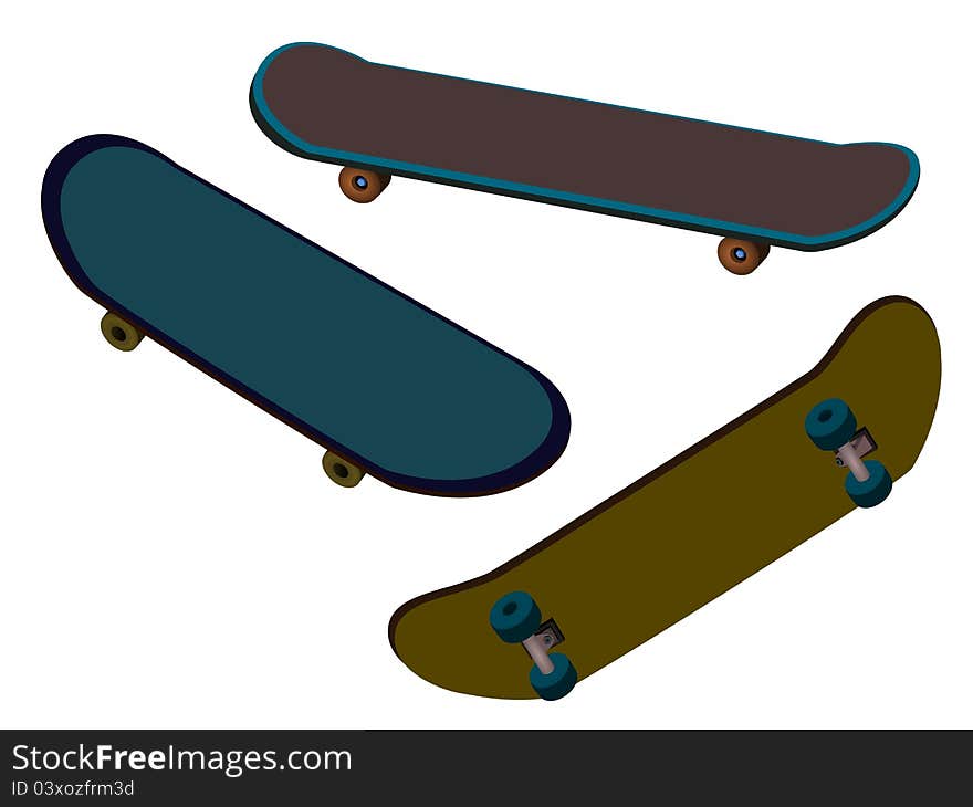 Skateboard set