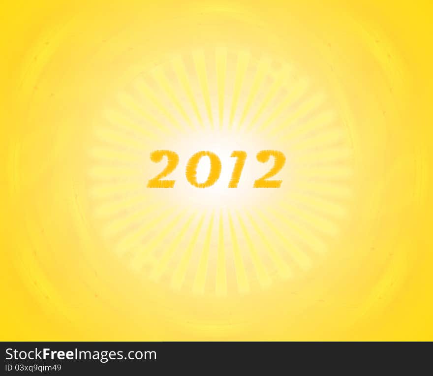 Solar New Year Background