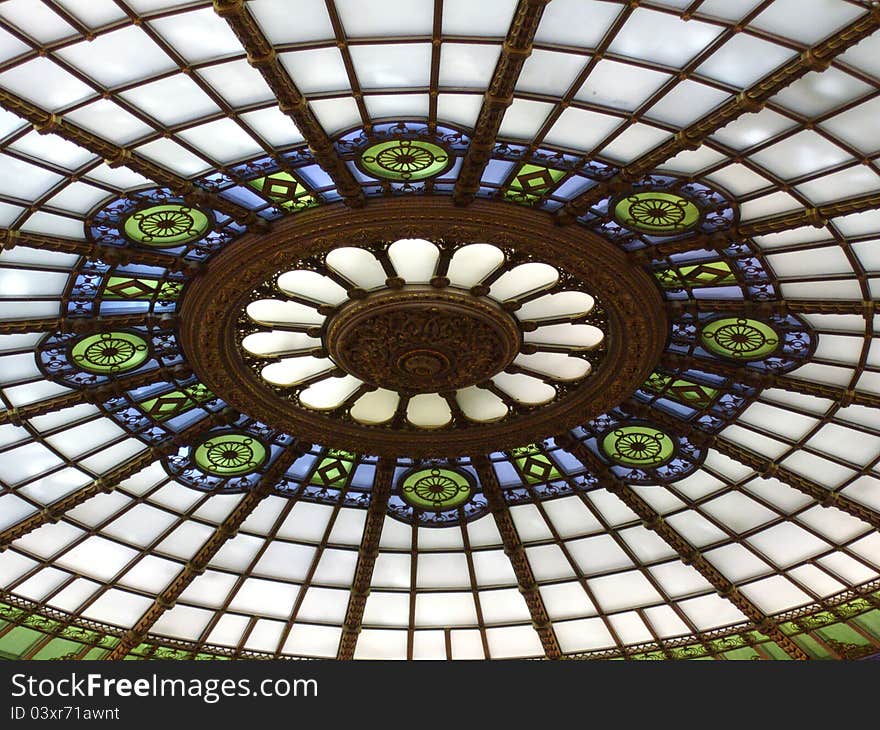 Dome architectural with decorative elements