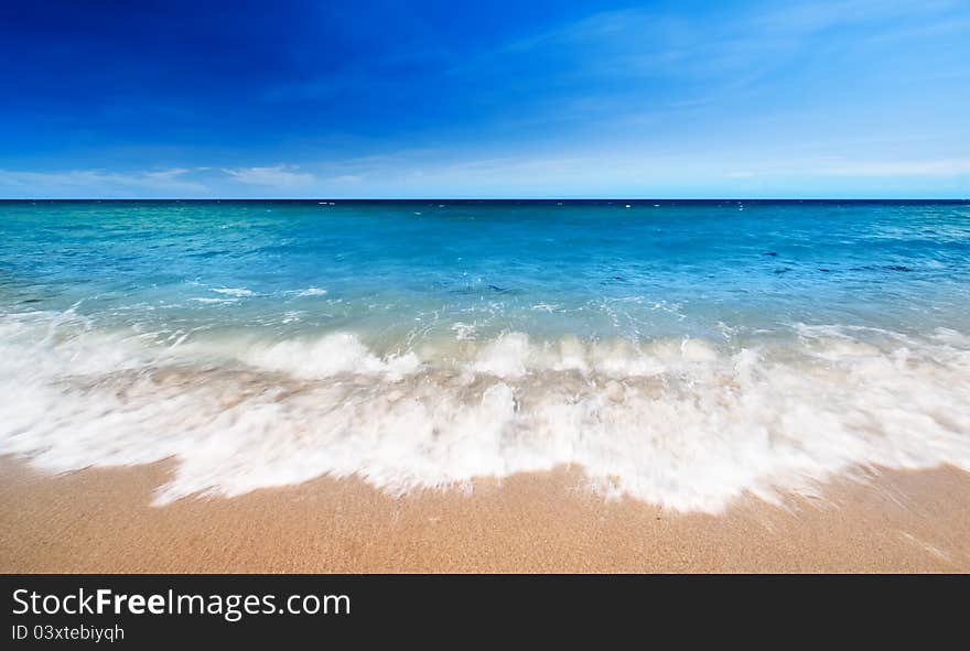 Gorgeous beach on a summer day. Gorgeous beach on a summer day