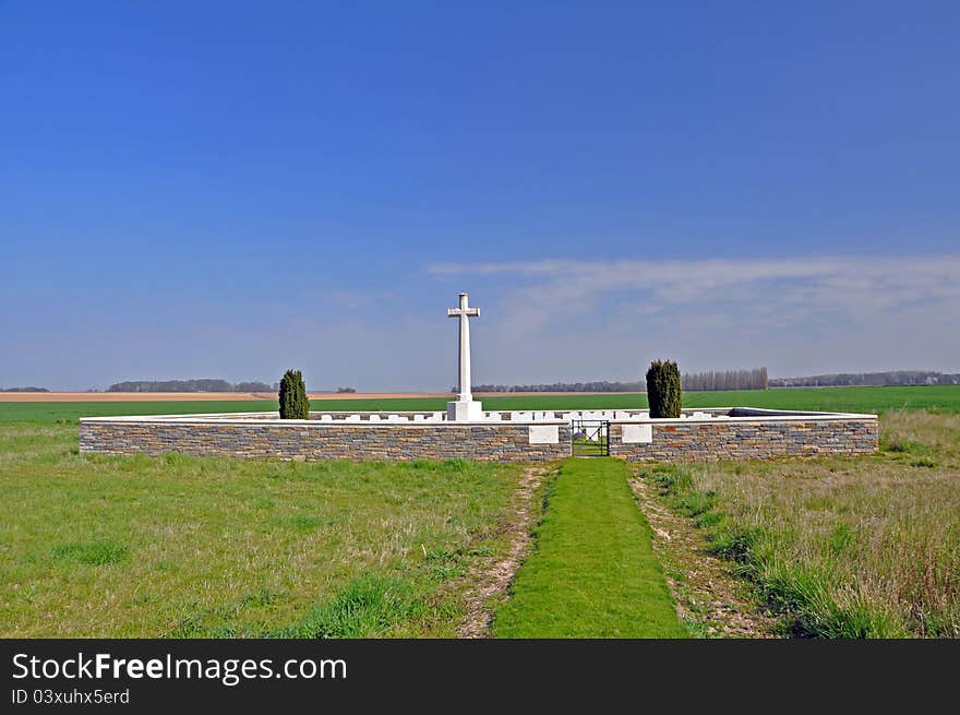 War graves in northern france