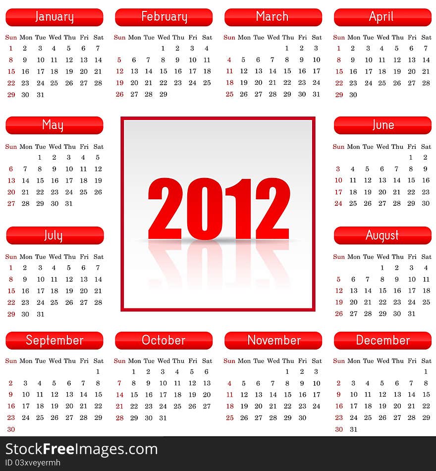 Great calendar for 2012