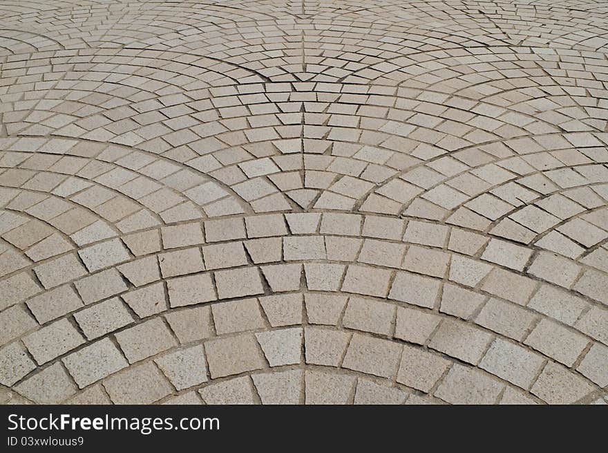 Texture of walkway