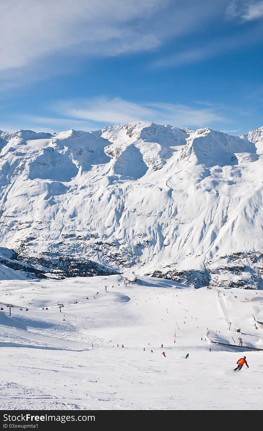 Ski Resort  Obergurgl. Austria