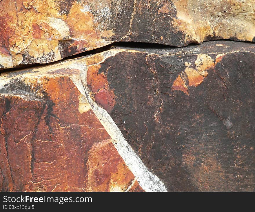 Natural patterns on rock found in Queensland, Australia. Natural patterns on rock found in Queensland, Australia