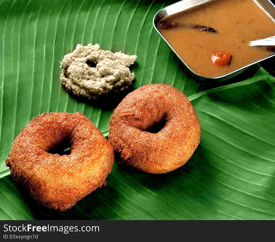 A South Indian breakfast dish. A South Indian breakfast dish