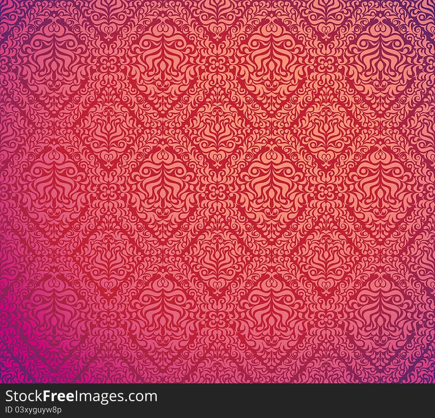 Seamless wallpaper, abstract texture background, vector illustration