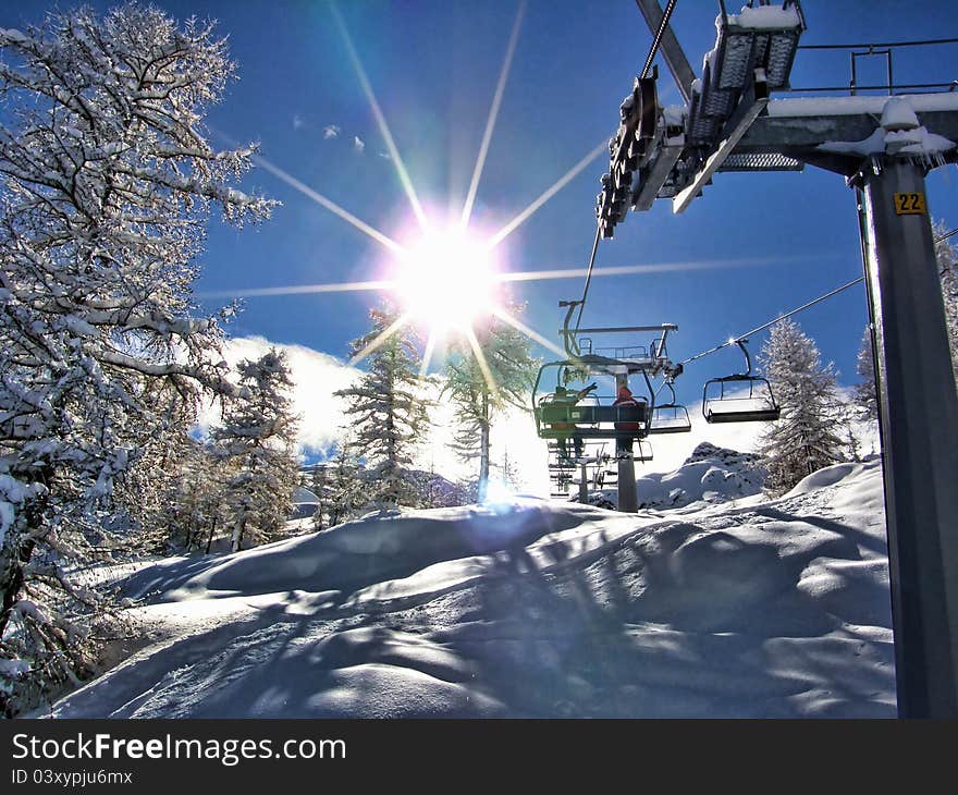 On The Ski Lift