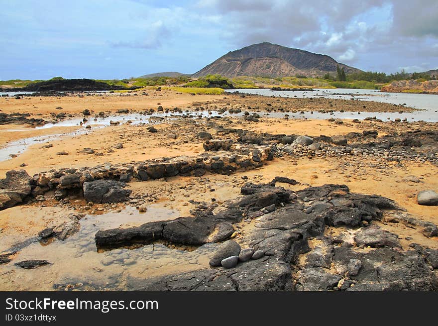 Kalama Lava Flow And Koko Crater