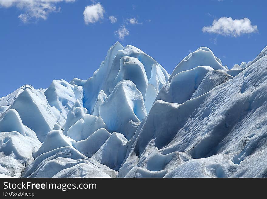 Blue ice Perito Moreno