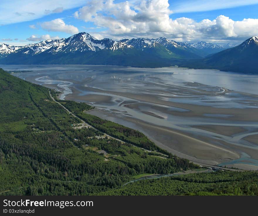 Low tide in Turnagain arm