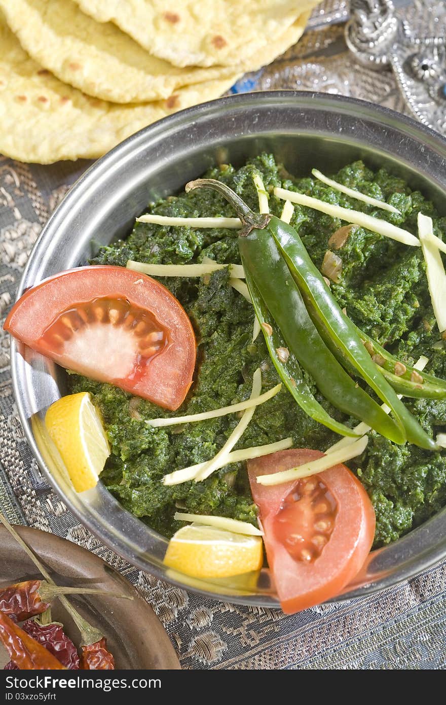 Indian Food, Spinach