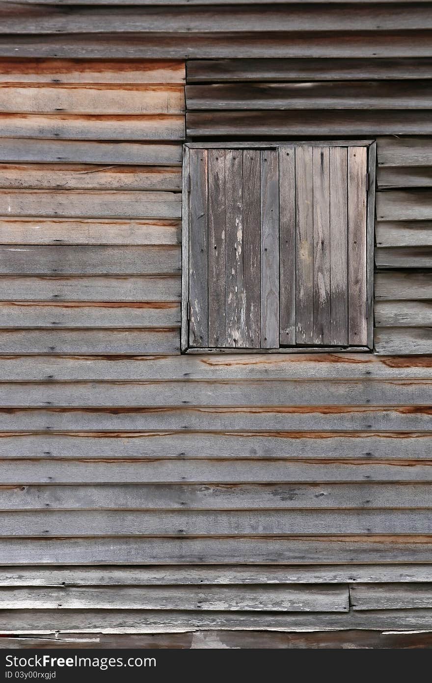 Closed Old Wooden Windows panel. Closed Old Wooden Windows panel