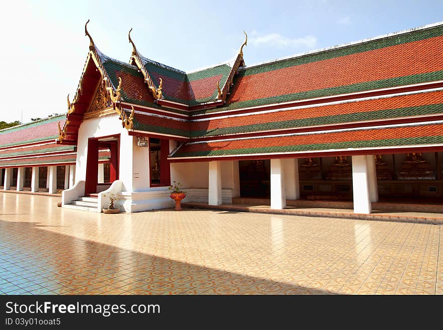 Thai temples in Bangkok, Thailand.