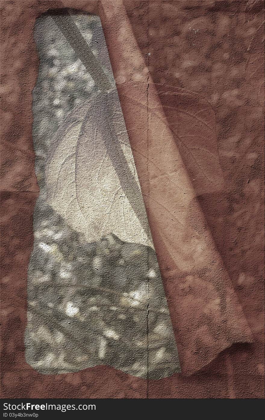 Autumn background in old paper