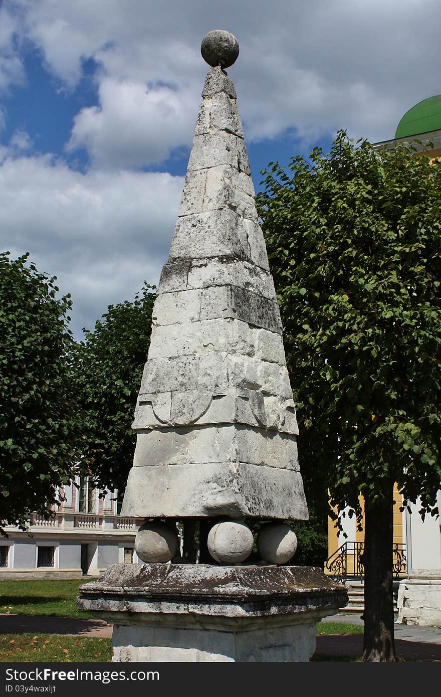 Stone pyramid of the nineteenth century