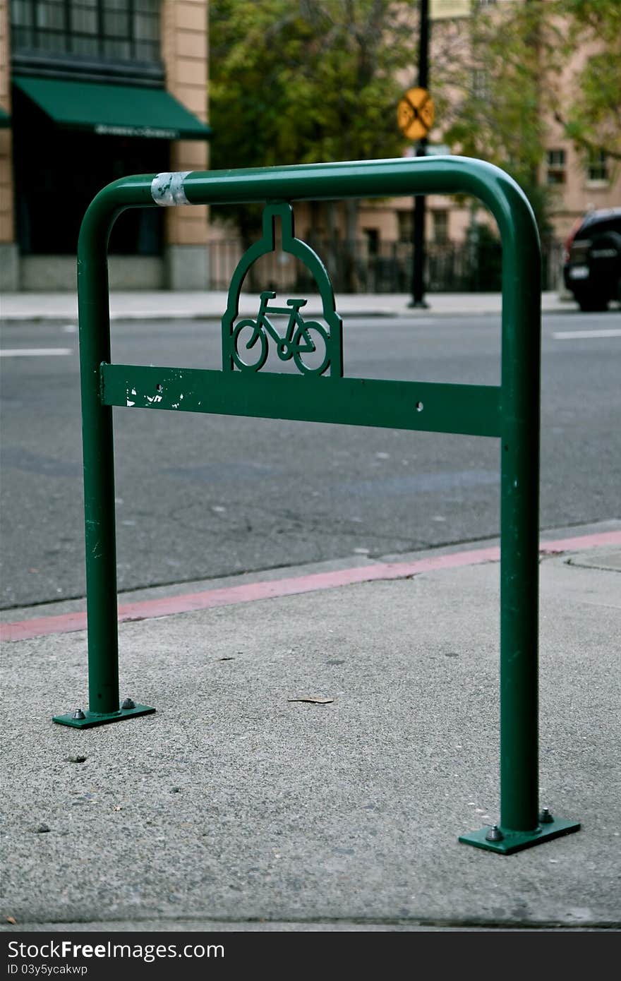 Vintage Bike Rack in Old Folsom CA