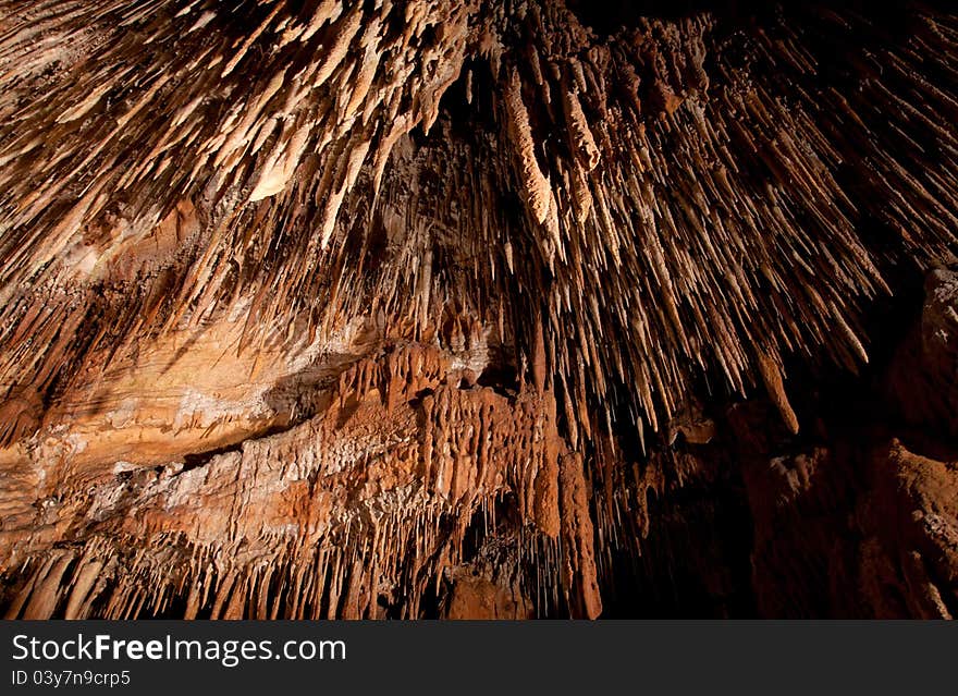 Inside an Australian cave