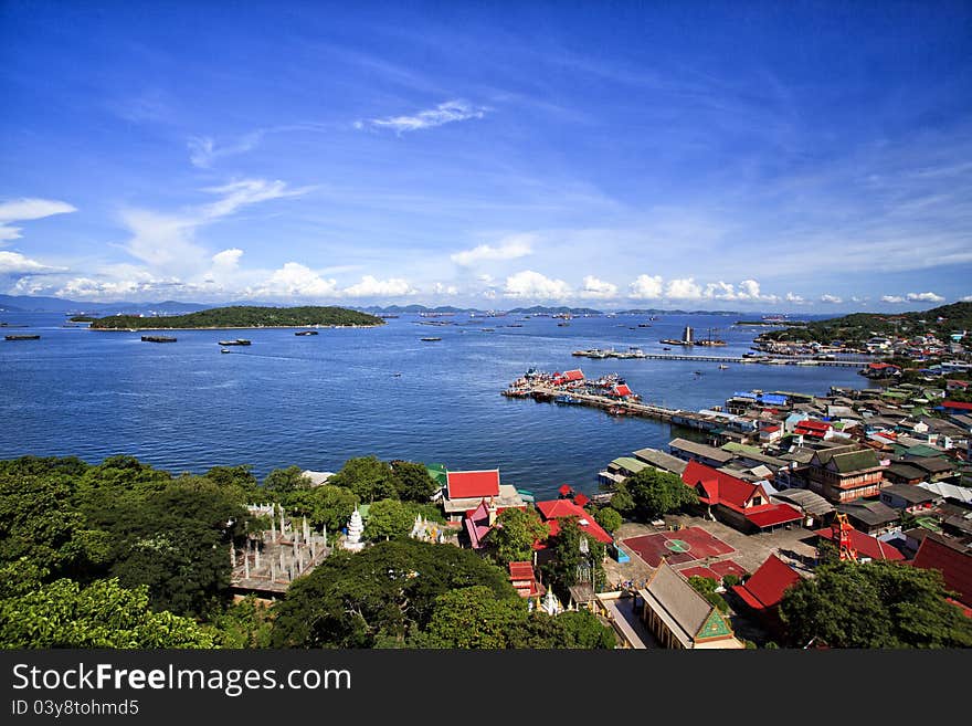 Koh Seechang harbor